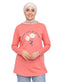Bubblegum Printed Long - Sleeve Design 24 - Khotwh